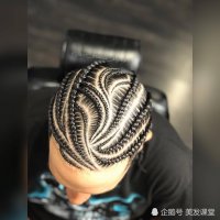 男士个性发型 头发编出这样的个性效果半个月不洗头都没关系