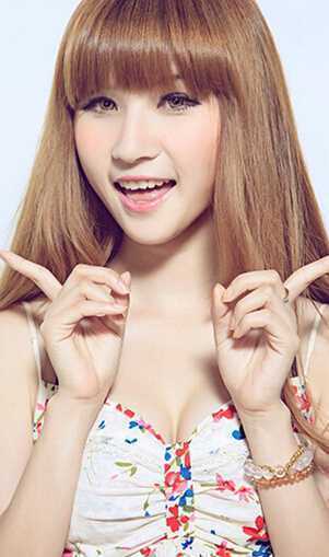 女生可爱刘海发型图片 女生超甜美刘海发型图片