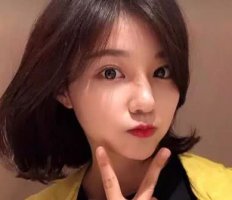 今夏该款内扣短发非常的火 合适脸大女生提升颜值