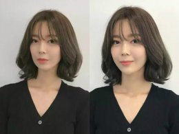 男士韩式短发 【图片】甜美动人的韩式及肩短发