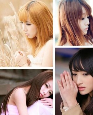 日系小清新发型女 日系清纯女生瘦脸长发发型大全