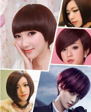女假发短发最新发型图片 短发假发发型设计图片大全