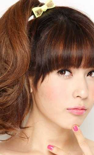 个性马尾辫扎法图片 女生最爱好看马尾辫的扎法简单图解