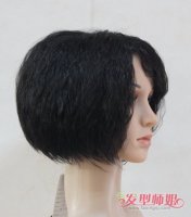 烫蛋卷头短发图片 女生短发如何打理