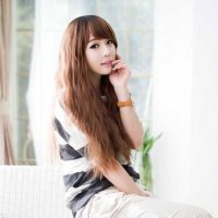 玉米烫发型图片中短发 圆脸 甜美清爽范烟花卷玉米烫发型图片