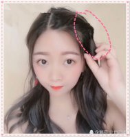 最近很火的双鱼尾菠萝头00后爱到疯的发型 手残也会扎