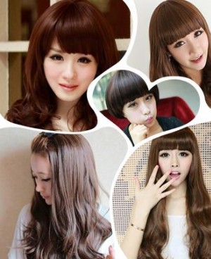 女子假发发型 好看时尚女生假发发型图片分享