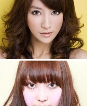 脸型发型设计女 一对一为长脸女生设计职业发型