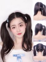 普通双马尾发型太乡土？请扎上这款永远18岁漫画美少女发型