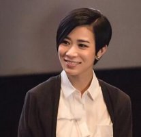 香港80年代复古女短发发型图片 演示复古短发如何扎