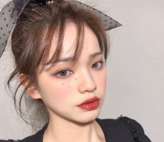 脸大女生试试全新空气刘海扎发 大脸变小脸颜值翻倍 时下正流行