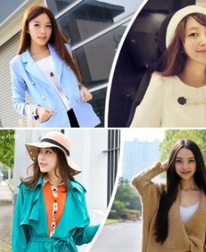 美MM必看！冬季长发搭配什么上衣好看