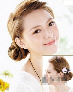 头大脸大适合的自然发型 脸大女生显脸小发型