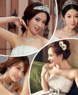 最新新娘盘发造型 一览韩系温婉柔美新娘盘发发型