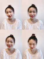 方脸女孩的肥肠发圈✨ 扎发显脸小大法