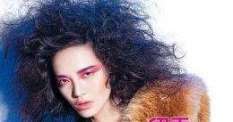 晕染头发发接线图片 这样别具一格的染发
