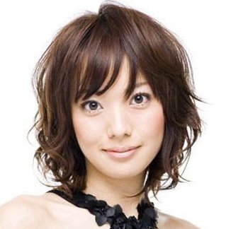 非常好看的适合头发粗硬方形脸女士的发型