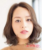 女生长波波头卷发发型图片 女生流行波浪卷波波头发型图片
