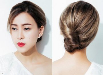 中年女士偏爱时尚低盘发 最新低盘发高雅气质全具备