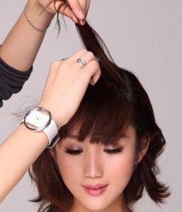 最新款韩式新娘发型 最新流行潮流新娘扎发