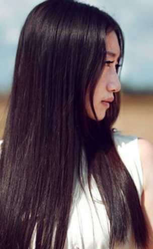 直发造型女中长发直发 纯美古典女生长直发发型