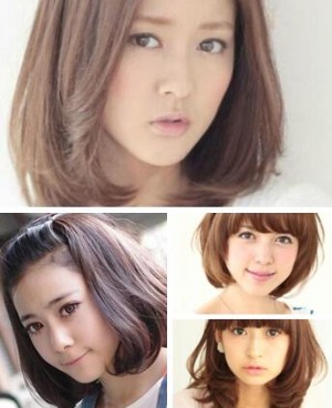 短发梨花头直发 适合学生妹的短发梨花头发型图片