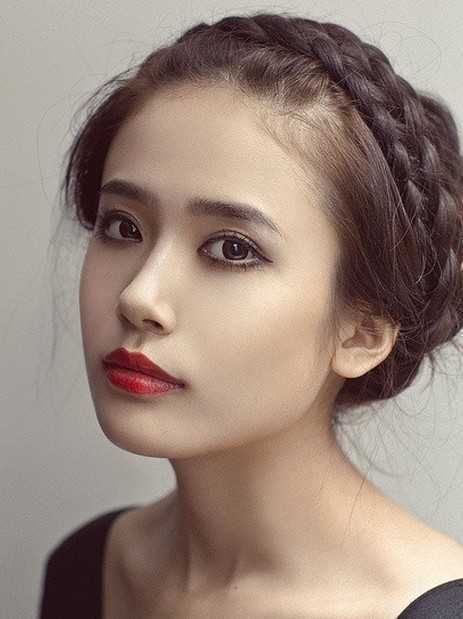 高盘发发型图片 分享早春最HOT最美盘发发型