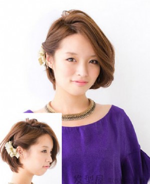波波头发型怎么打理？波波头甜美风扎发教程