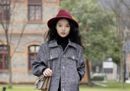 大脸额头窄女生适合什么刘海 试试这几款热点刘海长发超缩脸