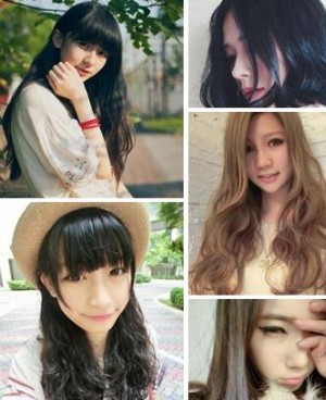 甜美可爱的卷发图片 俏皮小可爱女生卷发发型图片