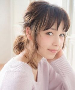 长脸美眉淑女风梳法 长脸女生修颜直发扎发