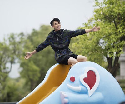 吴尊运动写真阳光帅气 吴尊示范潮范短发发型