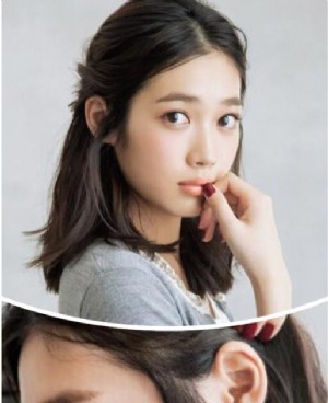 中长发发型扎法图解 蜕变小清新美人儿！