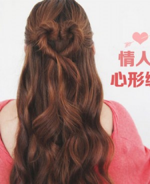 情人节扮靓必备心形编发教程图解