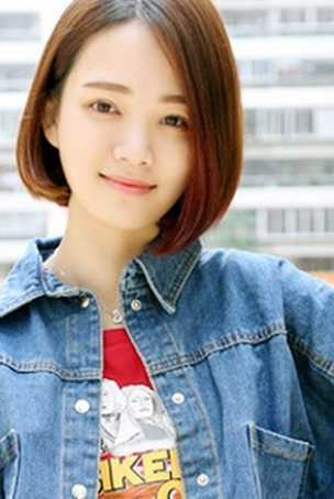 流行必备发型款 女生波波头