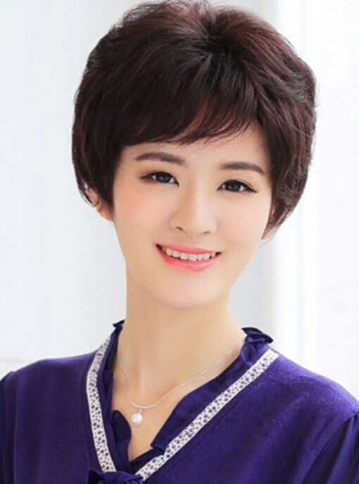 合适40岁女人短卷发发型很优雅减龄