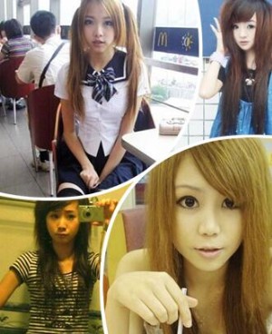 90年代女生非主流发型 90后非主流学生发型夸张显个性