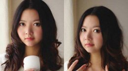 自己怎么做卷发发型 女孩子中长卷烫头发图解