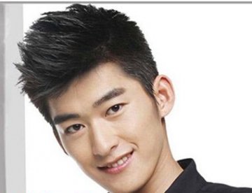 短发都有什么发型适合方脸男士 好看的方脸男生发型图片