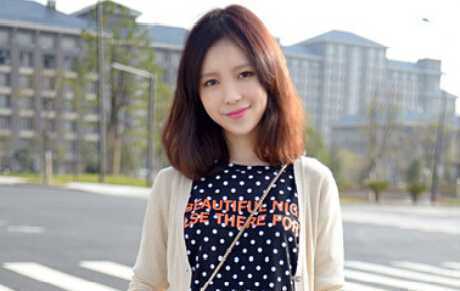 刘海发型简笔画 简谱显甜靓女生刘海发型