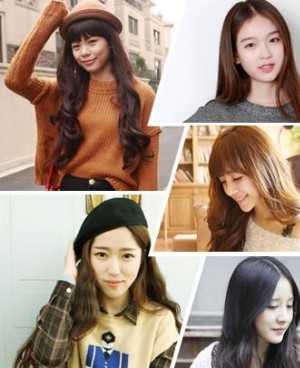可爱女孩长发 盘点冬季可爱优雅女生长发