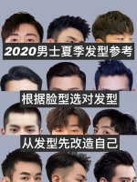 2022男生夏季发型√不同脸型参考√ 阳光干