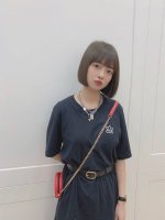 漫画刘海&妹妹发型&浅灰青色