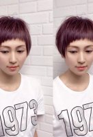 瓜子脸女孩子精剪短发造型 各种款式短头发造型欣赏
