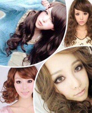 蓬松定位烫发型图男 女生蓬松定位烫发型图片显潮女范