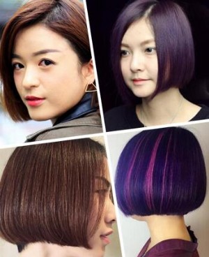 可爱短发波波头 可爱女生的直发波波头发型分享