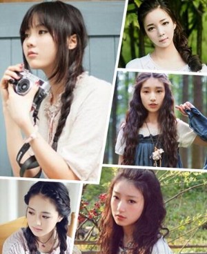 日系森系发型 日系森女必备长发发型图片