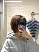 ‍♀️圆脸女生短发，超短发留长打理