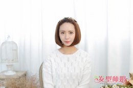 小女生精剪波波头直发图片大全 打造女生潮流百搭显气质短发风