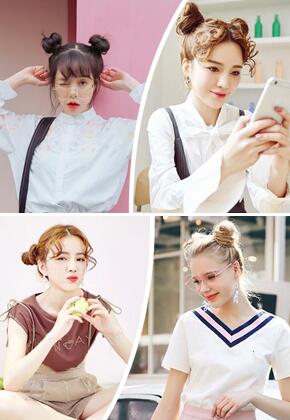 超个性双丸子头发型 解锁丸子新“面孔”